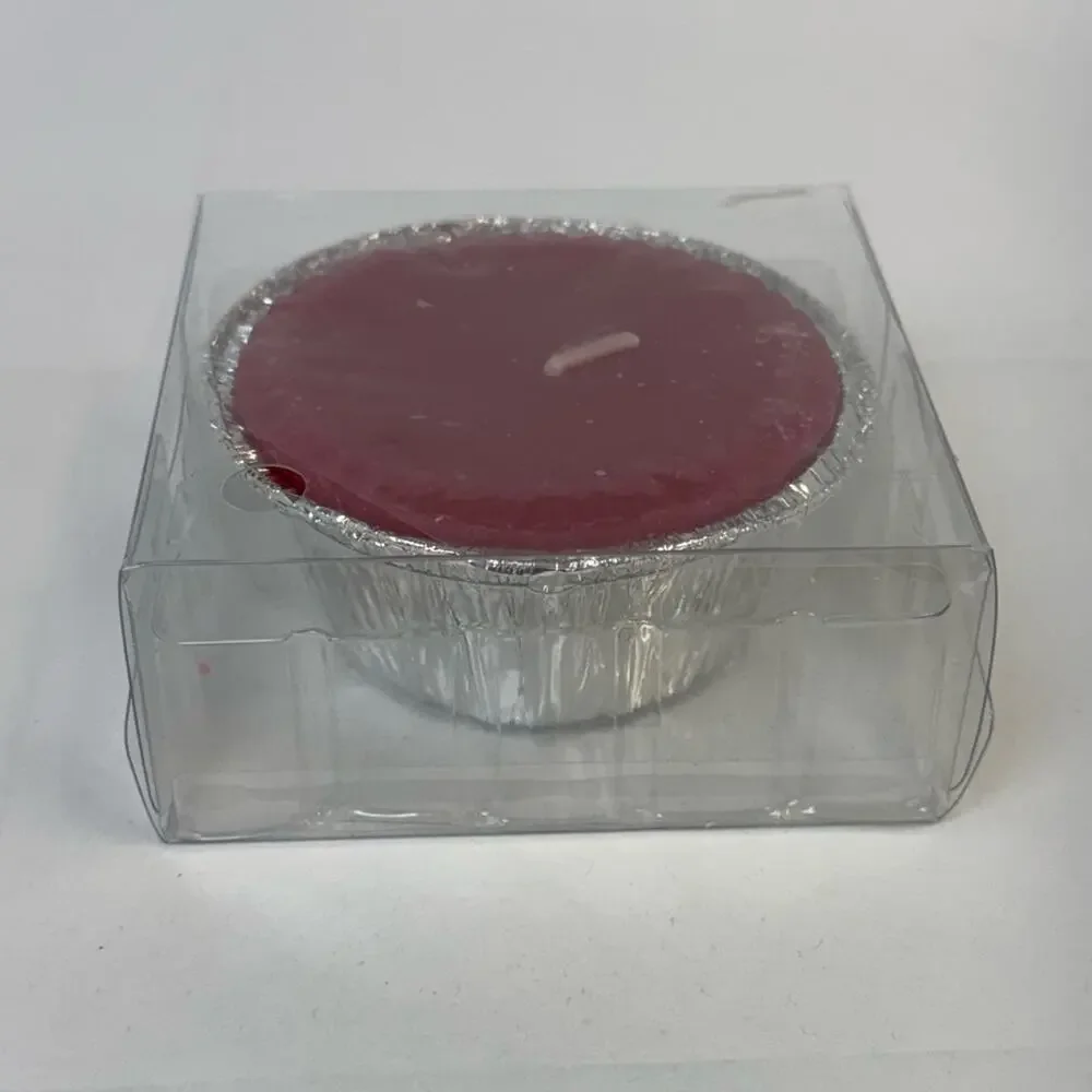 Honey Apple Scented Candle in Foil Tin Cup Red Single Wick 3oz Target NEW